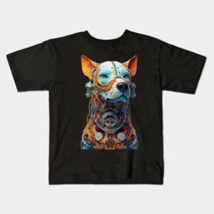 Industrial Punk Dogs by Liza Kraft 3.0 Kids T-Shirt